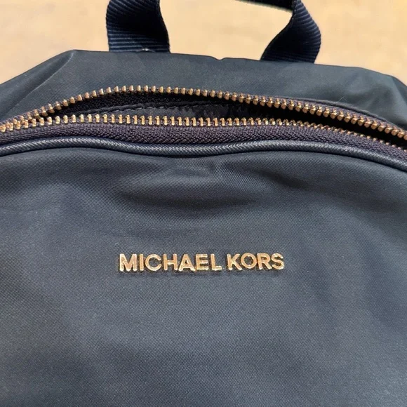 MICHAEL MICHAEL KORS navy Backpack with gold hardware GUC MICHAEL MICHAEL KORS navy Backpack with gold hardware GUC main image 4